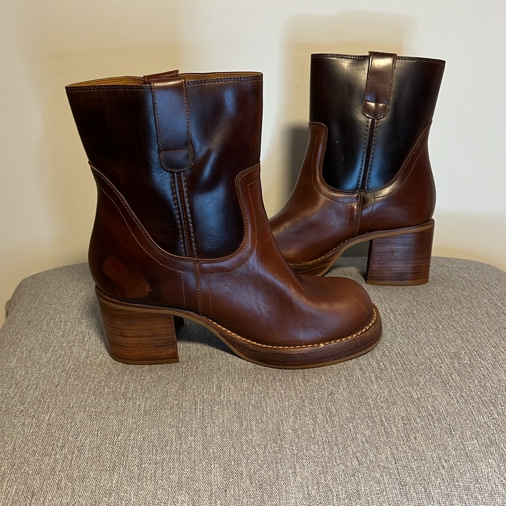 Durango Vintage Heeled Boots - Picture 4 of 8